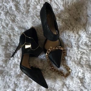 Jessica Simpson stiletto faux snake skin pump